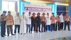 Pembukaan Kursus Mahir Dasar (KMD) dan Scouting Skill Sako Pramuka Hidayatullah di Kampus Induk Pesantren Hidayatullah Gunung Tembak, Balikpapan, Kamis (25/08/2022).* [Foto: SKR/MCU]