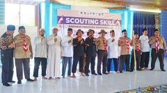 Pembukaan Kursus Mahir Dasar (KMD) dan Scouting Skill Sako Pramuka Hidayatullah di Kampus Induk Pesantren Hidayatullah Gunung Tembak, Balikpapan, Kamis (25/08/2022).* [Foto: SKR/MCU]